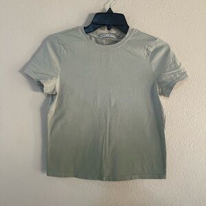 Alice + Olivia Olive Green Tee